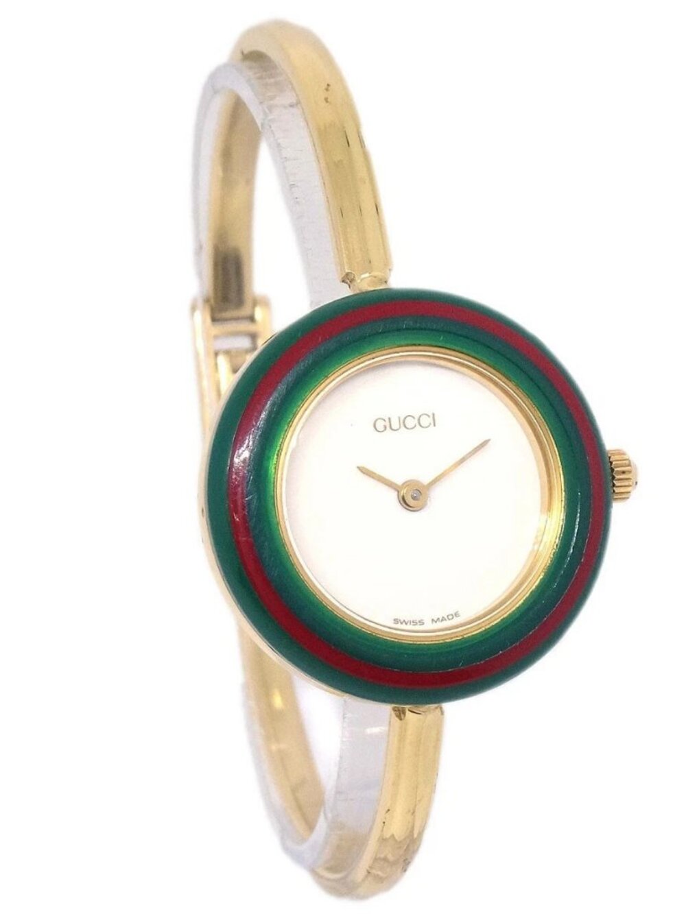 Gucci 11/12.2 Change Bezel Chameleon Quartz Watch SS 196563 - Picture 4 of 15